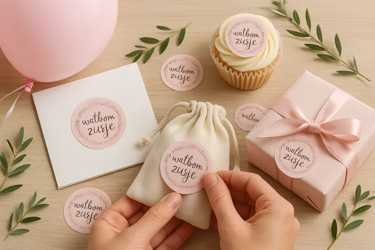 Persoonlijke stickers voor een speciaal tintje